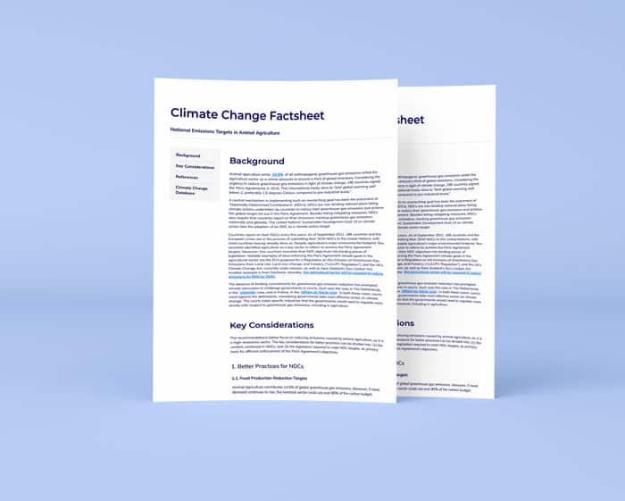 Factsheet 1: Climate Change