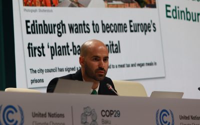 Press conference: Youth urges leaders to phase-out fossil fuels and transition to a Paris-aligned food system