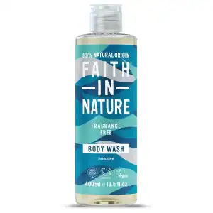 Gel de baño sin fragancia Faith in Nature