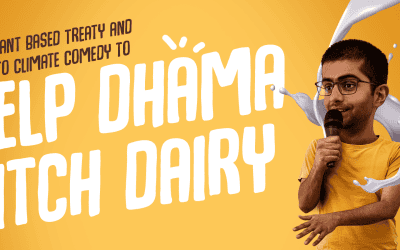 Milk-addicted toronto comedian pledges to ditch dairy if climate comedy show sells out