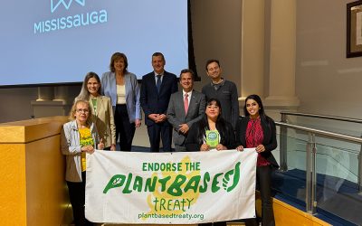 Mississauga becomes the 50th city to endorse the call for a global Plant Based Treaty